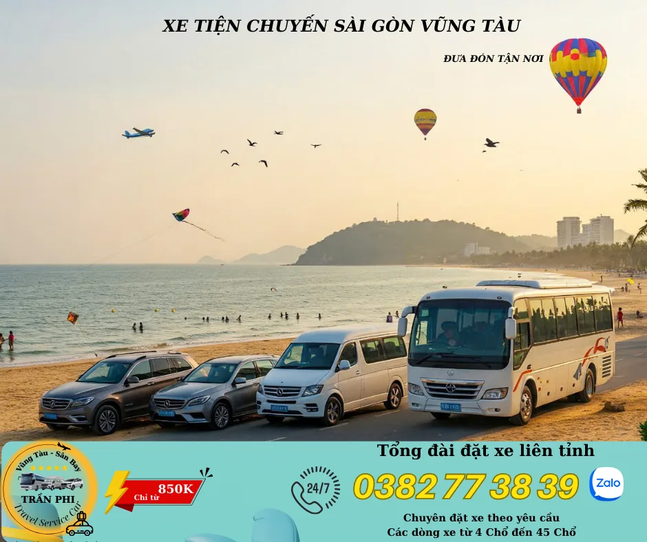 xe tiện chuyến sài gòn vũng tàu
